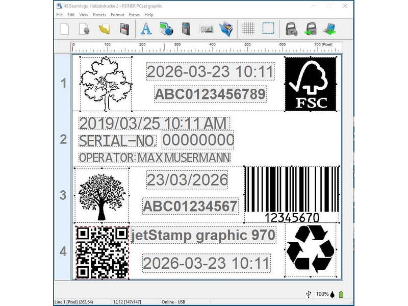 Renier 970MP 手持式噴印機