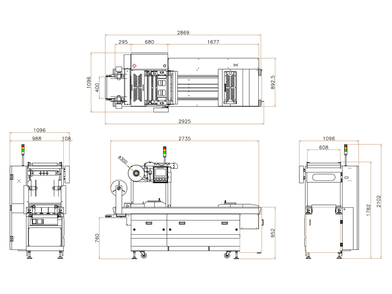RS-420 自動熱成型真空包裝機