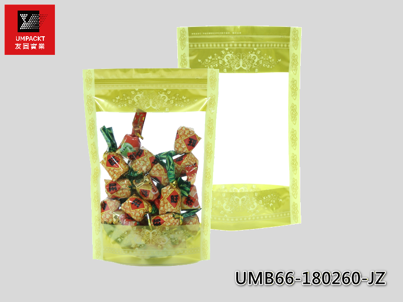 金典花邊夾鏈立袋