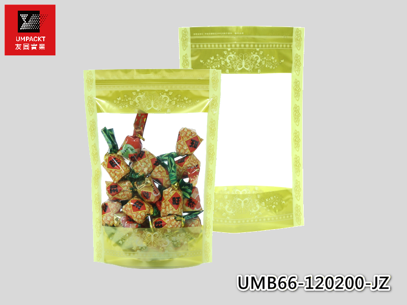 金典花邊夾鏈立袋