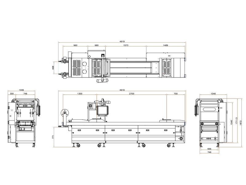 RS-460 自動熱成型真空包裝機